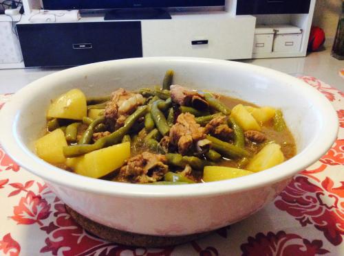 土豆燉豆角