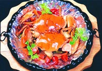 鐵板蟹